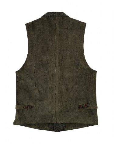 GILET COSTUME TWEED KAKI ANDERMATT