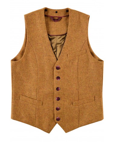 gilet costume moutarde