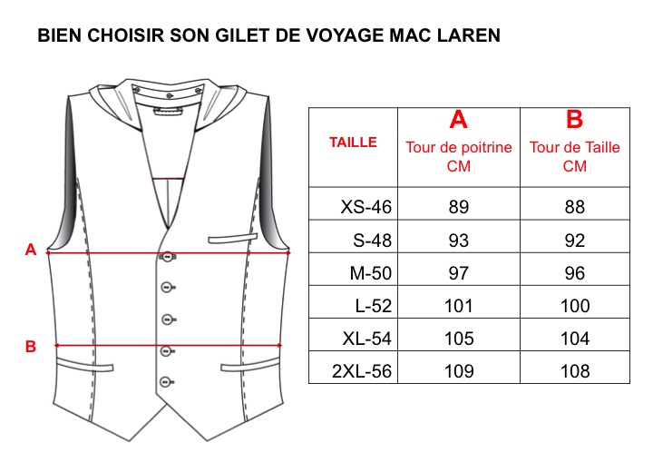 gilet taille 54